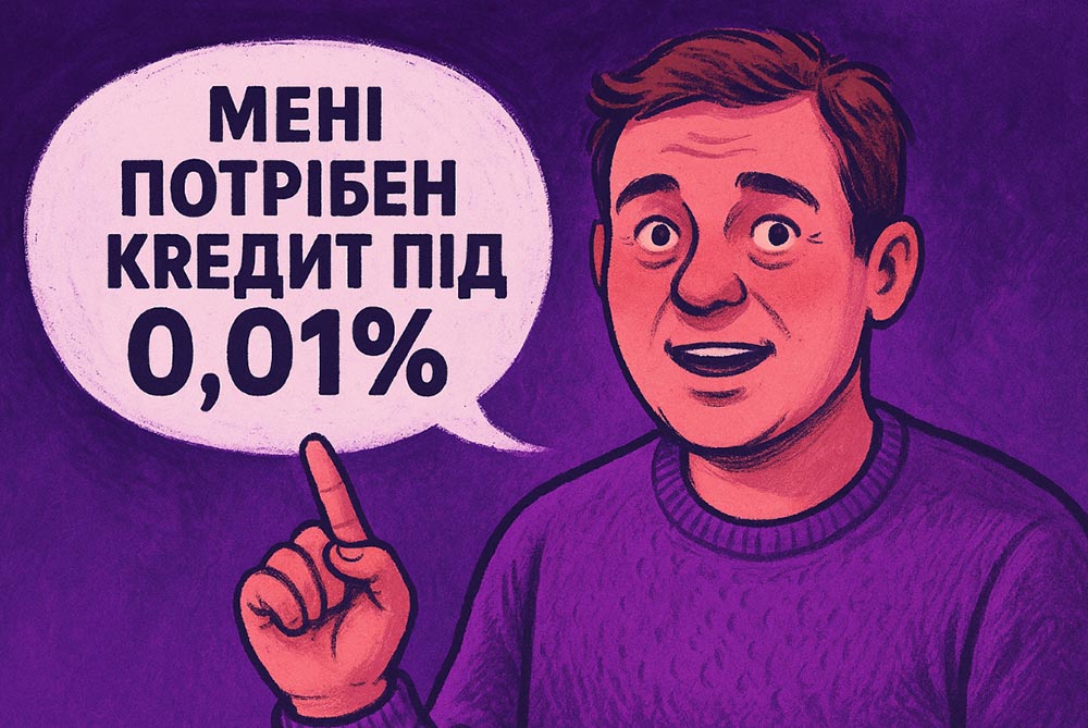 Мужчина, которому нужен кредит под 0,01% – Dengidozp.com.ua
