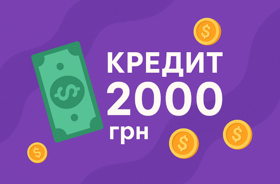 Кредит 2000 грн - DengiDoZp